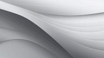 abstract background with smooth lines in gray colors, 3d illustration photo