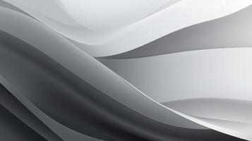 abstract background with smooth lines in gray colors, 3d illustration photo