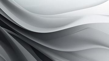 abstract background with smooth lines in gray colors, 3d illustration photo