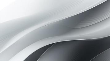 abstract background with smooth lines in gray colors, 3d illustration photo