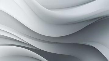 abstract background with smooth lines in gray colors, 3d illustration photo