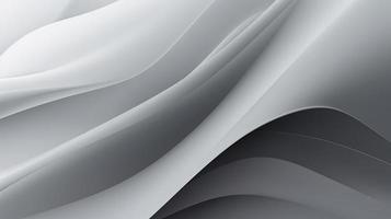 abstract background with smooth lines in gray colors, 3d illustration photo