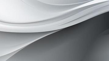 abstract background with smooth lines in gray colors, 3d illustration photo