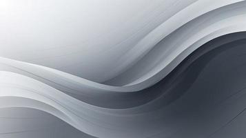 abstract background with smooth lines in gray colors, 3d illustration photo