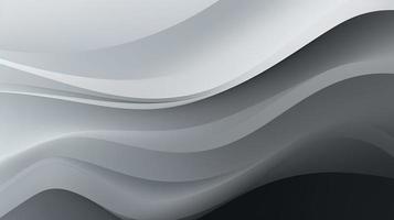 abstract background with smooth lines in gray colors, 3d illustration photo