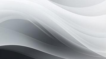 abstract background with smooth lines in gray colors, 3d illustration photo