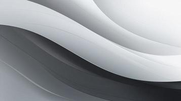 abstract background with smooth lines in gray colors, 3d illustration photo