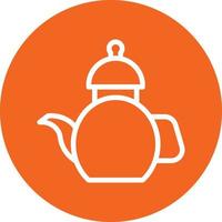 Tea Pot Vector Icon Design