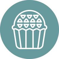 Muffin Vector Icon Design