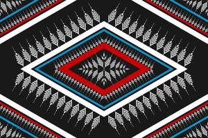 Geometric ethnic seamless pattern traditional. Aztec ethnic ornament print. Tribal pattern style. vector