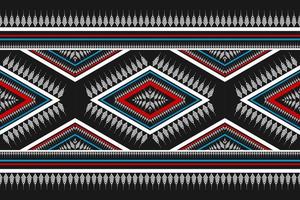 Carpet tribal pattern art. Geometric ethnic seamless pattern traditional. American, Mexican style. vector