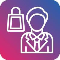 Customer Vector Icon Design