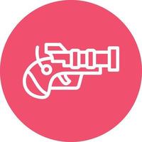 Pirate Gun Vector Icon Design