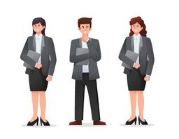 people in suit. business people vector illustration