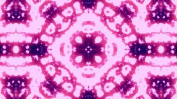 Purple glow kaleidoscope fast motion background video