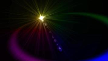 Gradient Farbe Licht Fackel Animation Hintergrund video