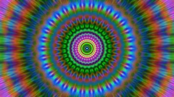 Prism blue mandala kaleidoscope background video