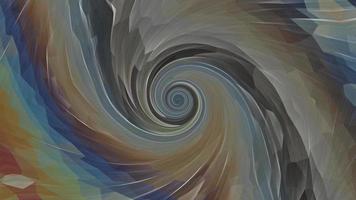 Warp vortex colorful psycho strip spin center video