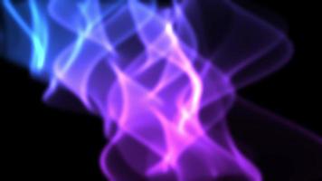 Blue and purple stroke aurora energy background animation video