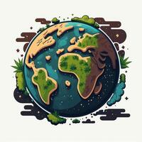 Save earth, earth globe, planet, evironment day green earth photo