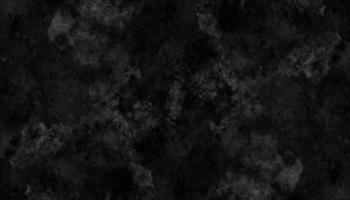 Dark black grunge background with marble vintage texture. Old black paper texture with streaks of black and gray paint. Watercolor abstract black background in grunge style. photo
