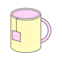 el taza de té png