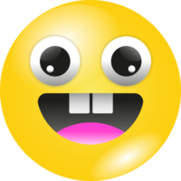 süß Emoticon auf transparent Hintergrund png