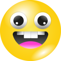 cute emoticon on transparent background png