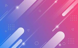 Modern background .geometric, red and blue color gradation vector