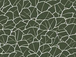 Ginkgo biloba leaf pattern. Vintage botanical background with foliage in hand drawn style. The image was created using . photo