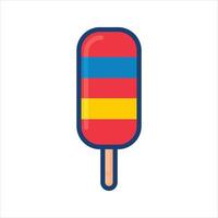 vector de ilustración de helado