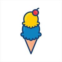 Ice Cream Illustration Vector