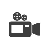 video camera icon vector