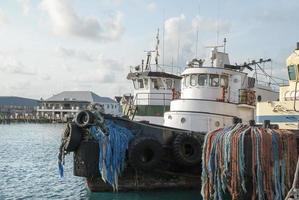 Nassau Port Tugboats Close View photo