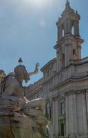 Fountain of the Four Rivers in Rome photo