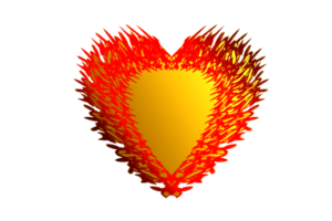 modelo símbolo de corazón y amor icono png