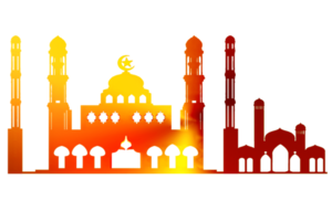 icon design of mosque place for Muslim pray png