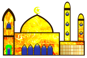 icon design of mosque place for Muslim pray png