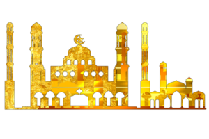 icon design of mosque place for Muslim pray png