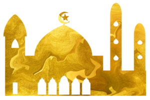 icon design of mosque place for Muslim pray png