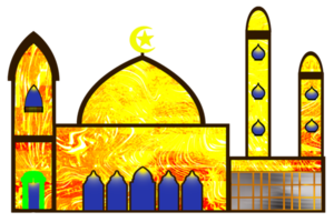 icon design of mosque place for Muslim pray png