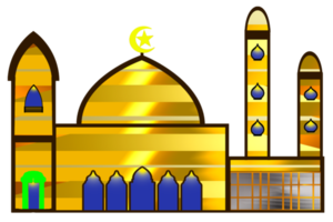 Symbol Design von Moschee Platz zum Muslim beten png