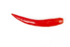 Chili pepper isolated on white background photo