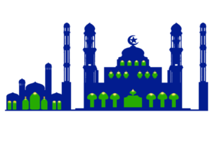 icon design of mosque place for Muslim pray png