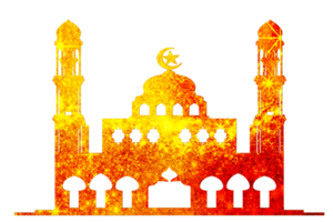 icon design of mosque place for Muslim pray png