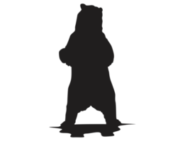 animal - Urso silhueta png
