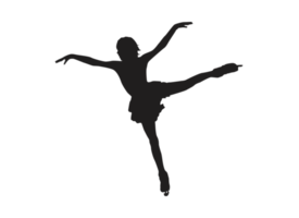 donna ghiaccio pattinando ballerino png