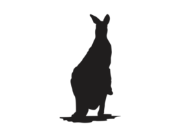 Tier - - Känguru Silhouette png