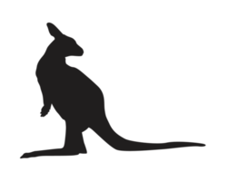 Tier - - Känguru Silhouette png