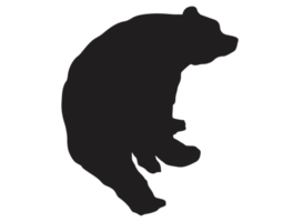 Animal - Bear Silhouette png